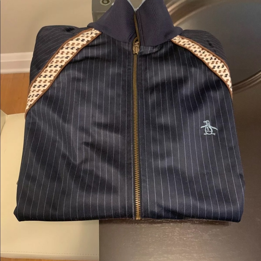 Men’s Penguin vintage track jacket medium